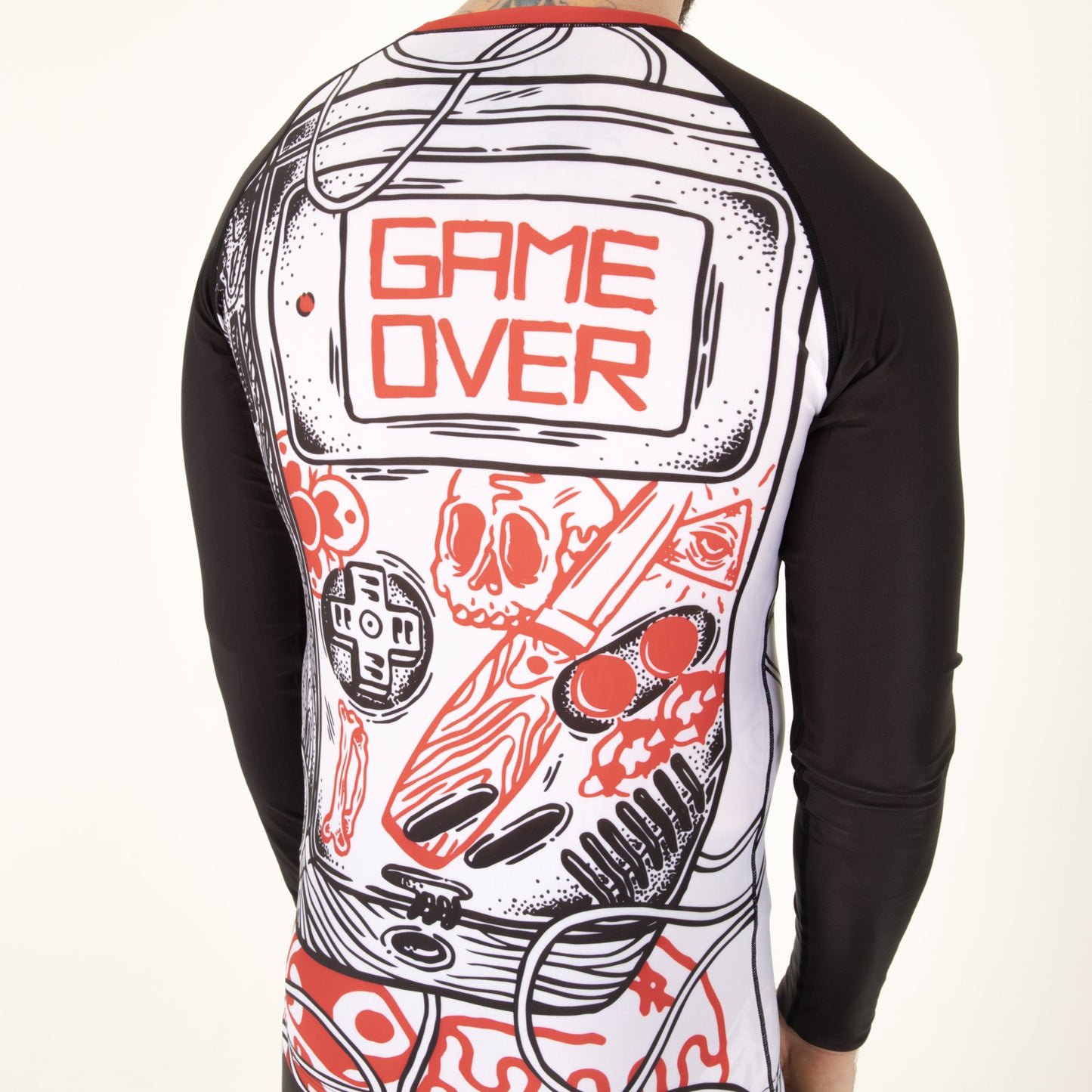 True Illusion Long Sleeve BJJ Rash Guard - Game Over