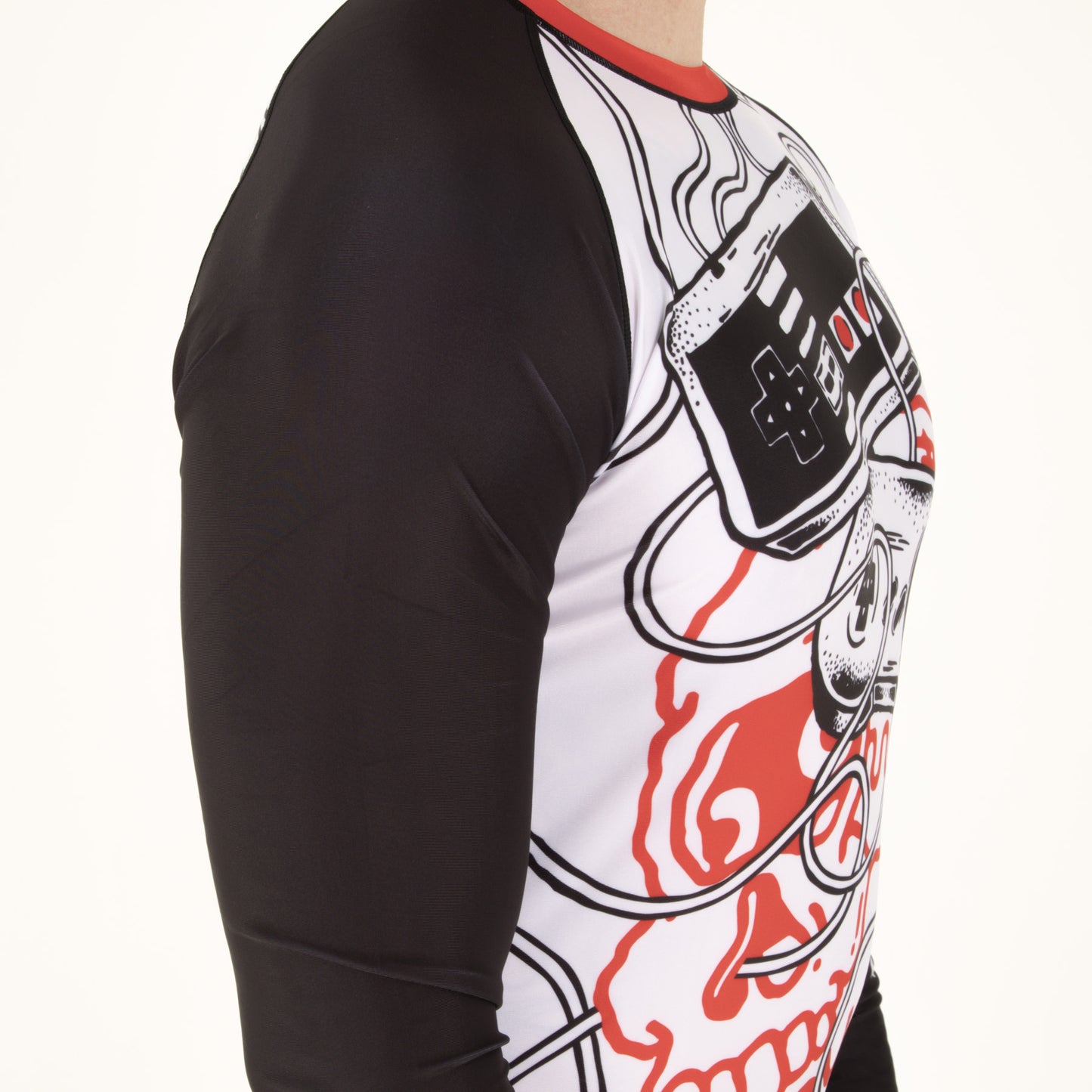 True Illusion Long Sleeve BJJ Rash Guard - Game Over