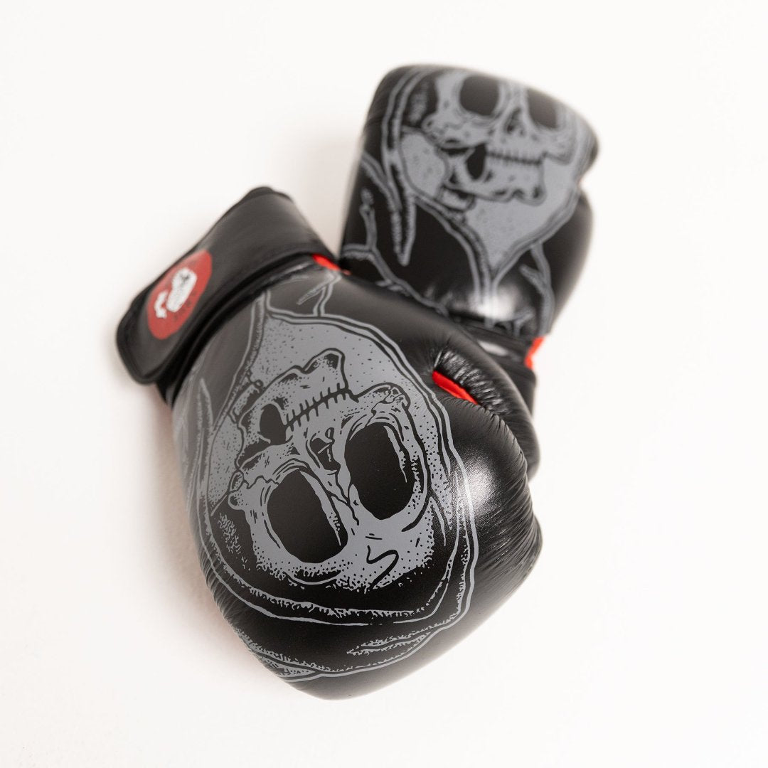 TI Vegan Leather BJJ Muay Thai Boxing Gloves, 16oz, True Illusion