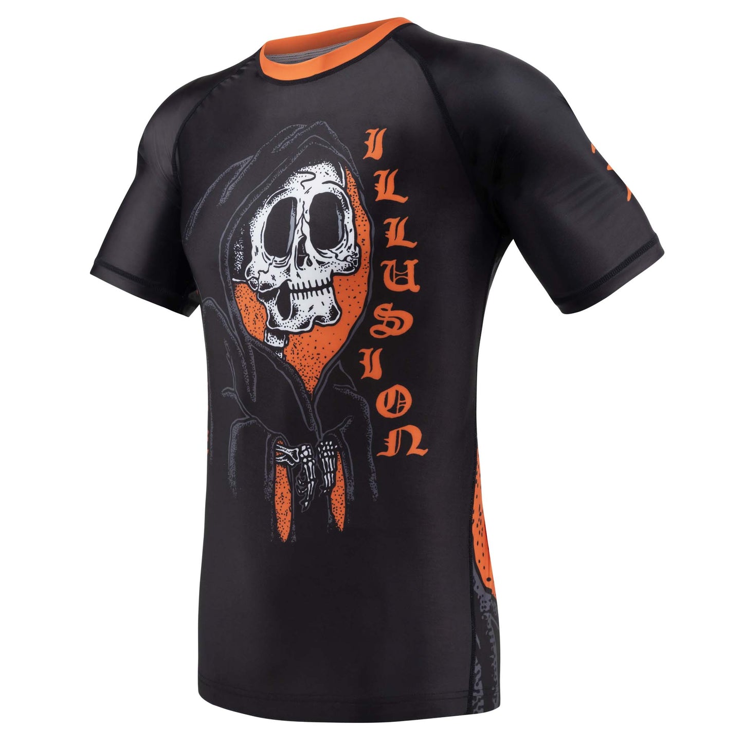 True Illusion Short Sleeve BJJ Rash Guard - Reaper